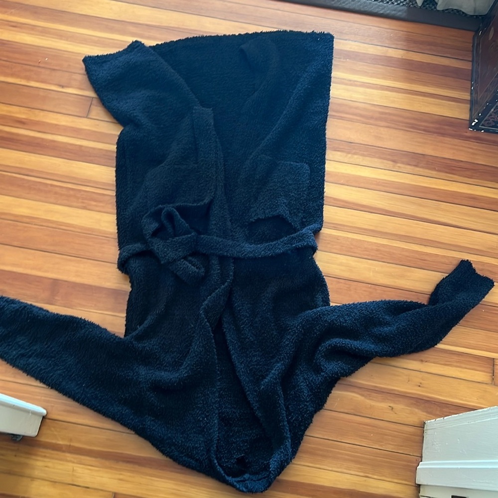 SKIMS fleece bathrobe
